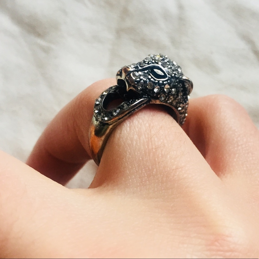 Panther cocktail ring